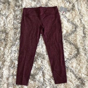 Athleta maroon leggings